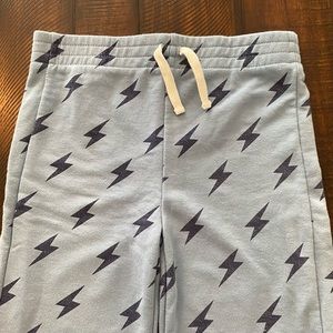 OT Revolution Boys Cotton Blend Light Blue Lightning Bolt Shorts Size S (6/7)